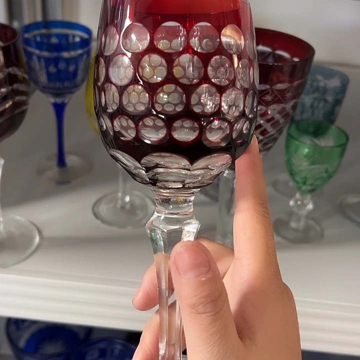 平底款水晶玻璃微瑕一个