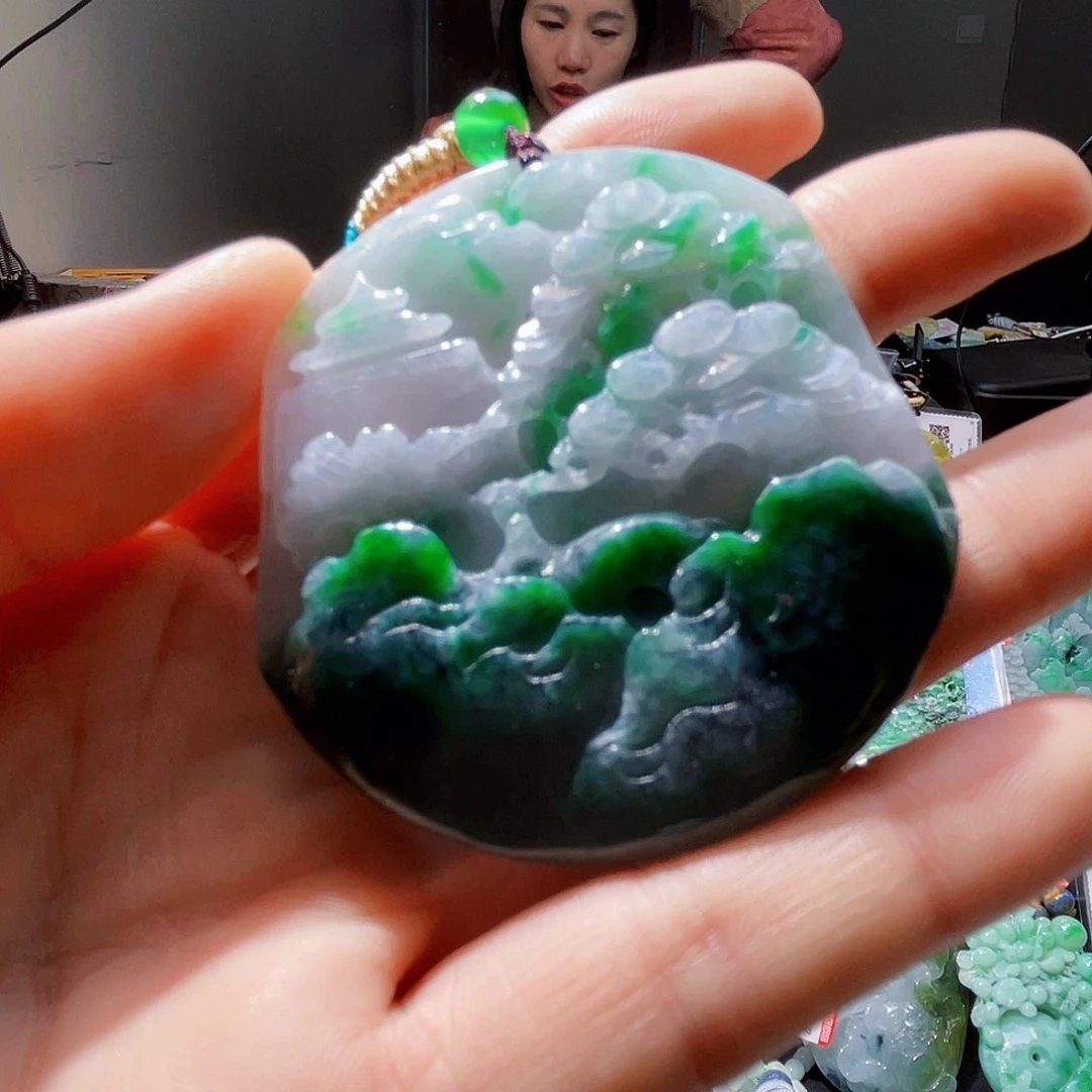 颈饰未镶嵌翡翠一