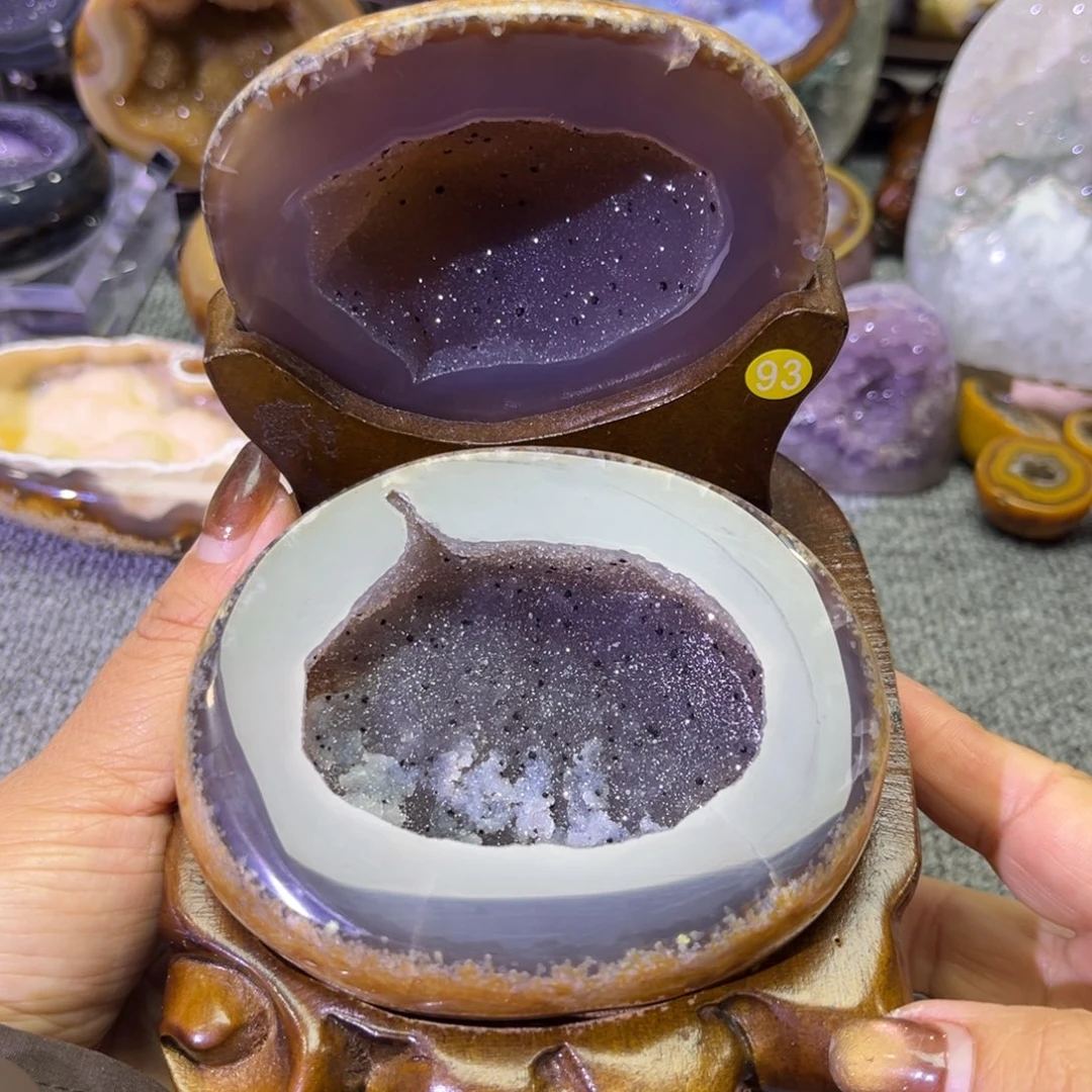 紫晶摆件未镶嵌水晶