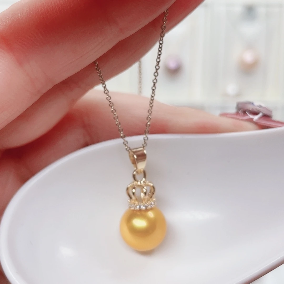 合金淡水珍珠吊坠(赠链)