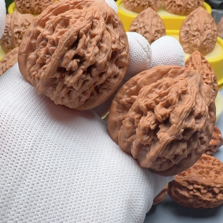 核桃福利原装麦穗虎头文玩