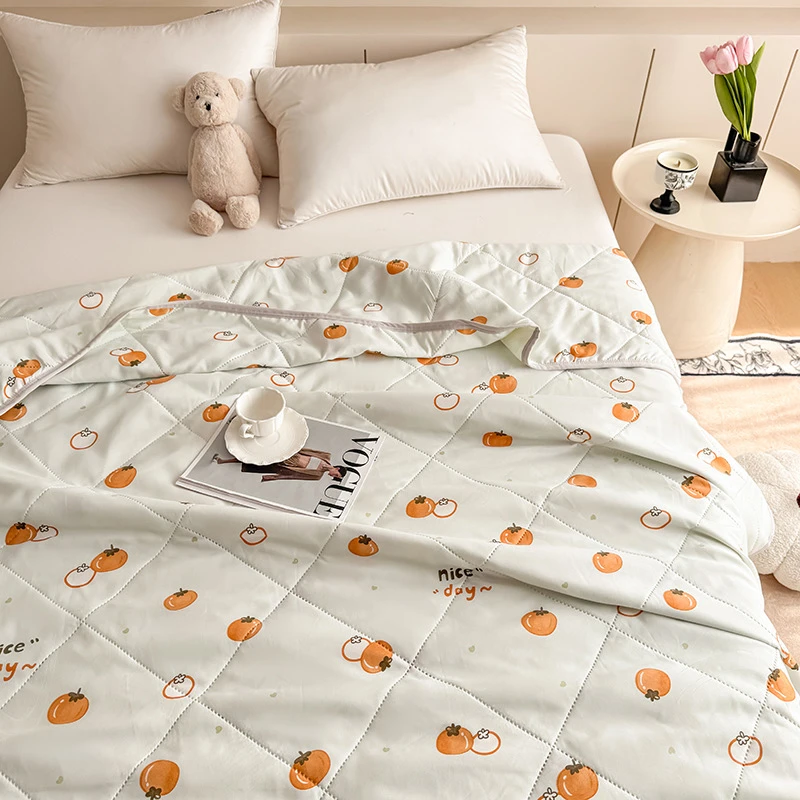 2025年新款印花小清新超声波大豆夏凉被空调被学生双人被可机洗