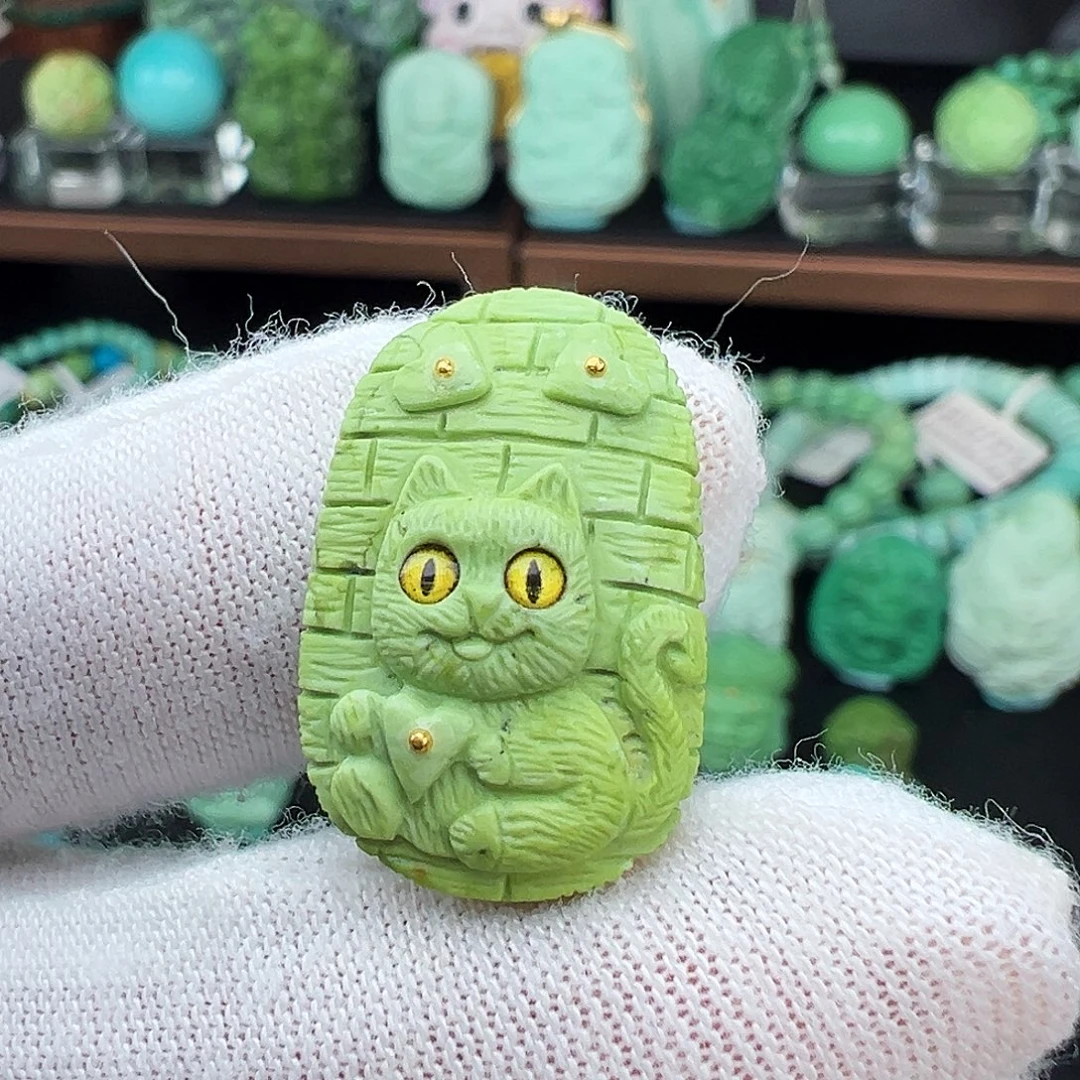 绿松石未镶嵌绿松石主播璐璐