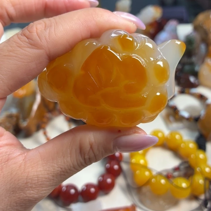 玛瑙/玉髓未镶嵌吊坠(不含链)