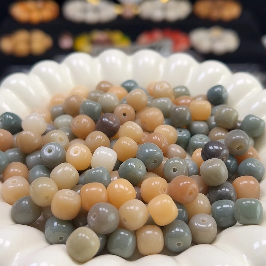 手串菩提根/象牙果卡10唐三彩桶500颗