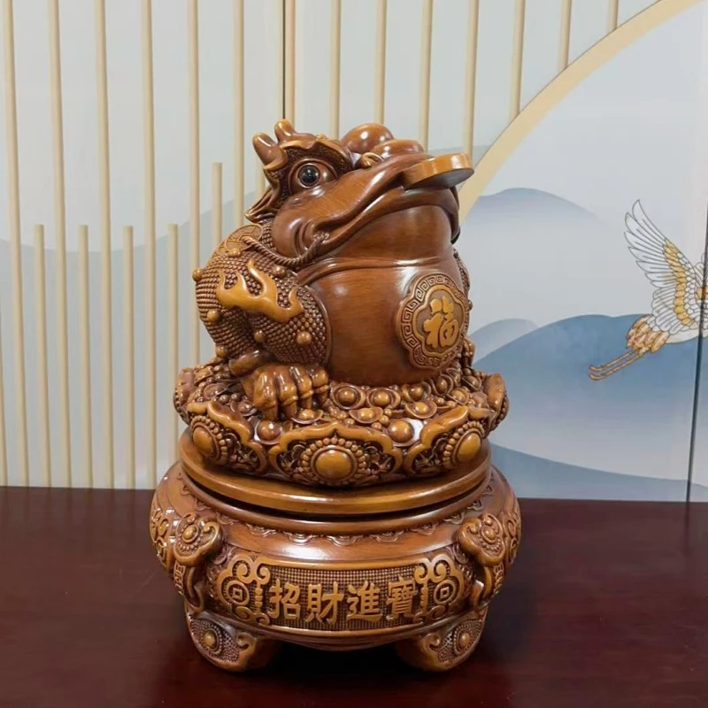招财金蟾摆件工艺品客厅店铺前台办公室装饰品开业乔迁礼品