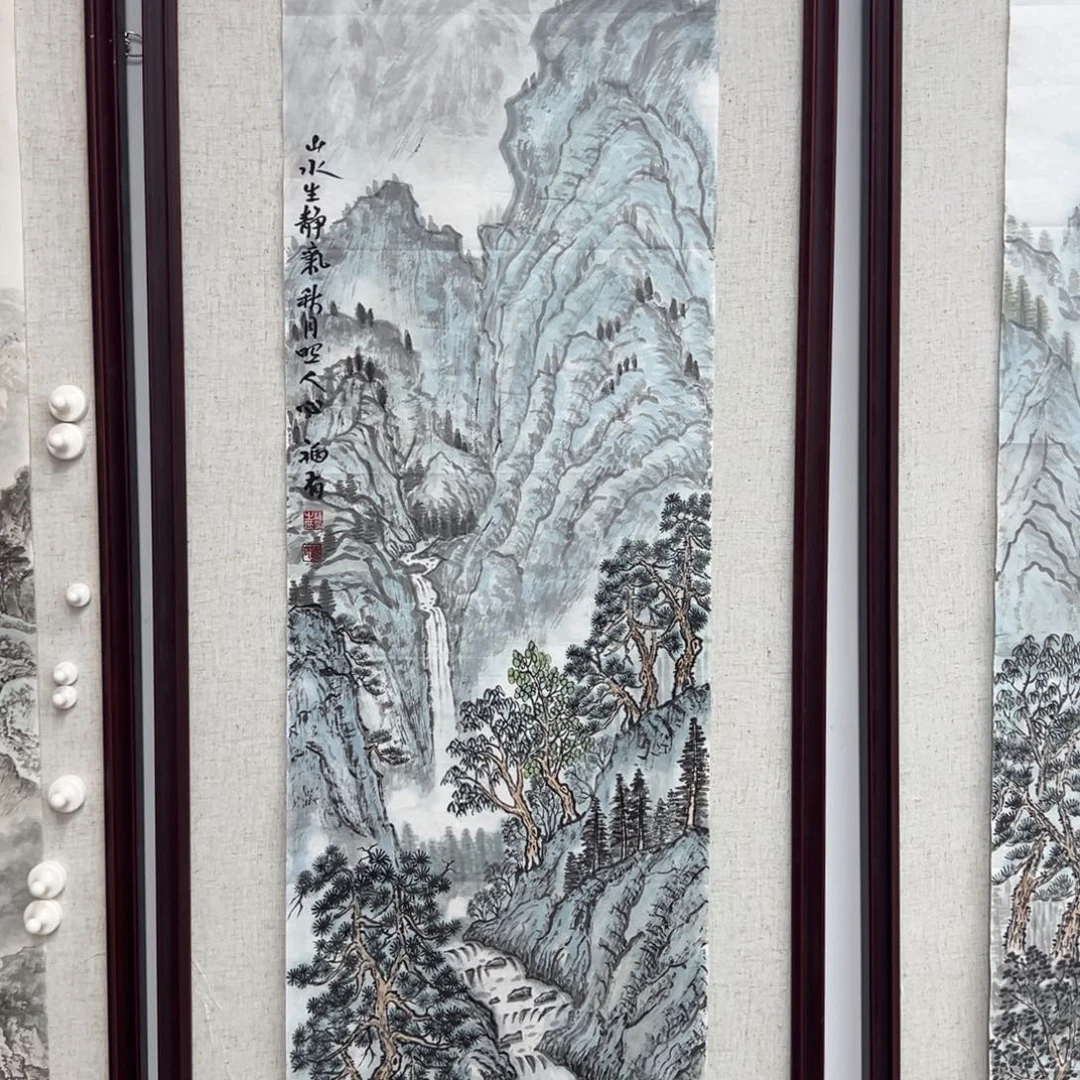 国画绘画作品在国内外