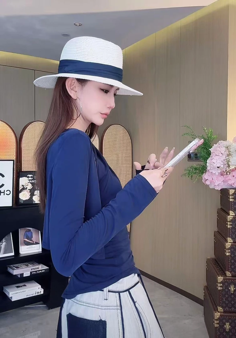 婉君【粉色小开衫】显瘦气质设计感百搭小开衫LWJ24C3C1429