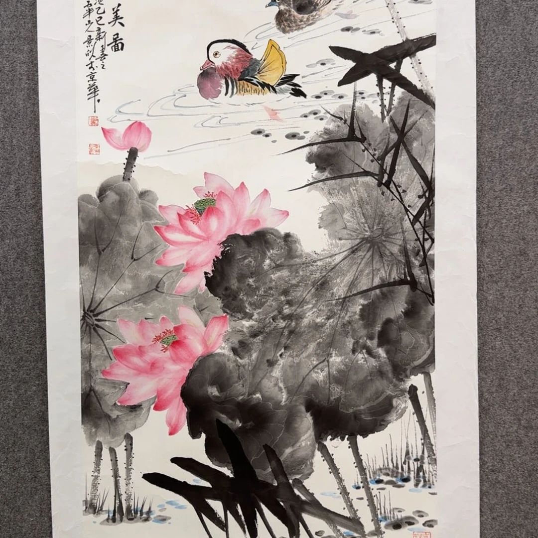 国画五半山人老师手绘作品