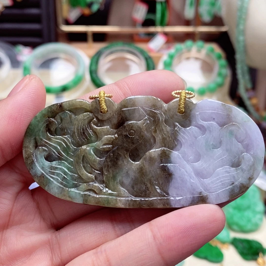 颈饰未镶嵌翡翠翡翠吊坠