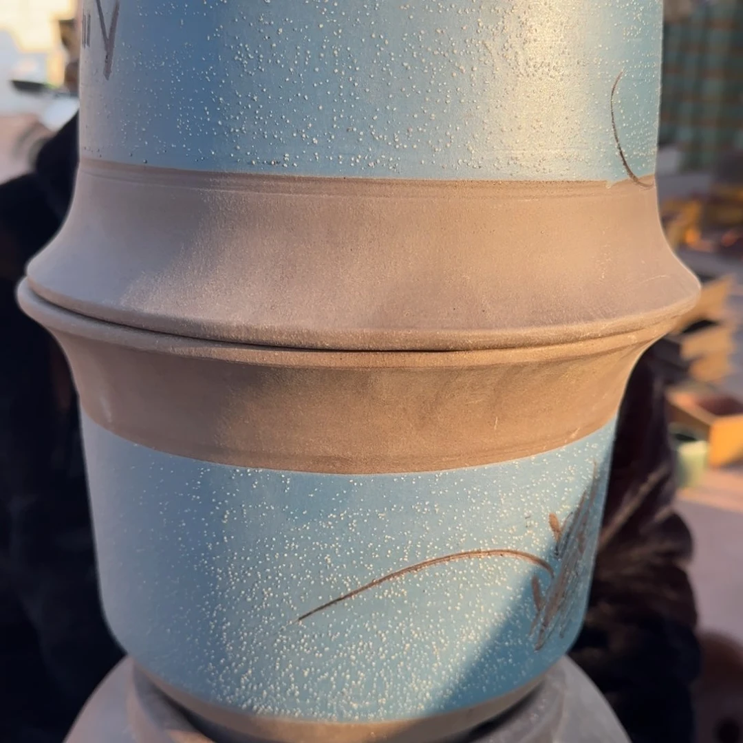 紫砂花盆口径18.12/14.10口径