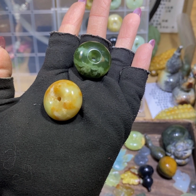 【闪购商品】蛇纹石玉颈饰未镶嵌?****?47