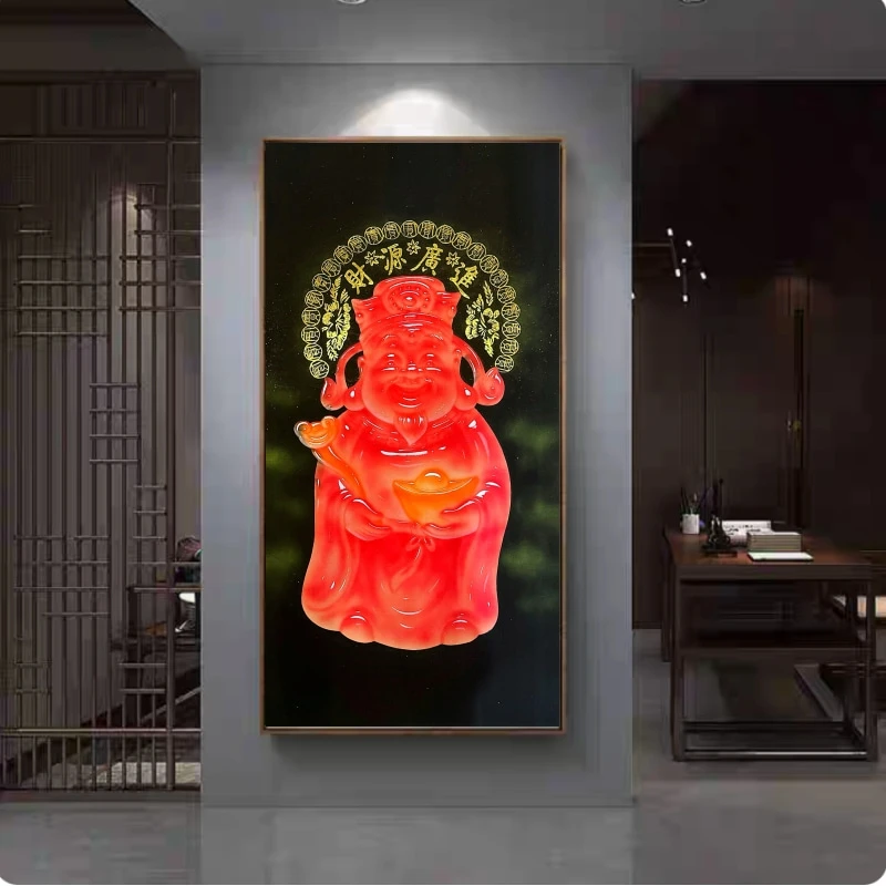 杜老师-财源广进尺寸:60x80cm