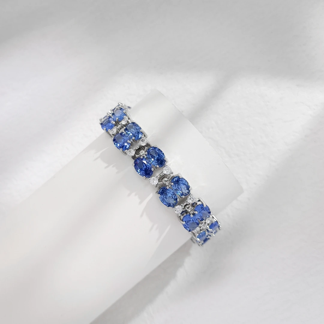 铜合金合成锆石手链 WKDMX-000517 【心语】 手链欧美优雅简约