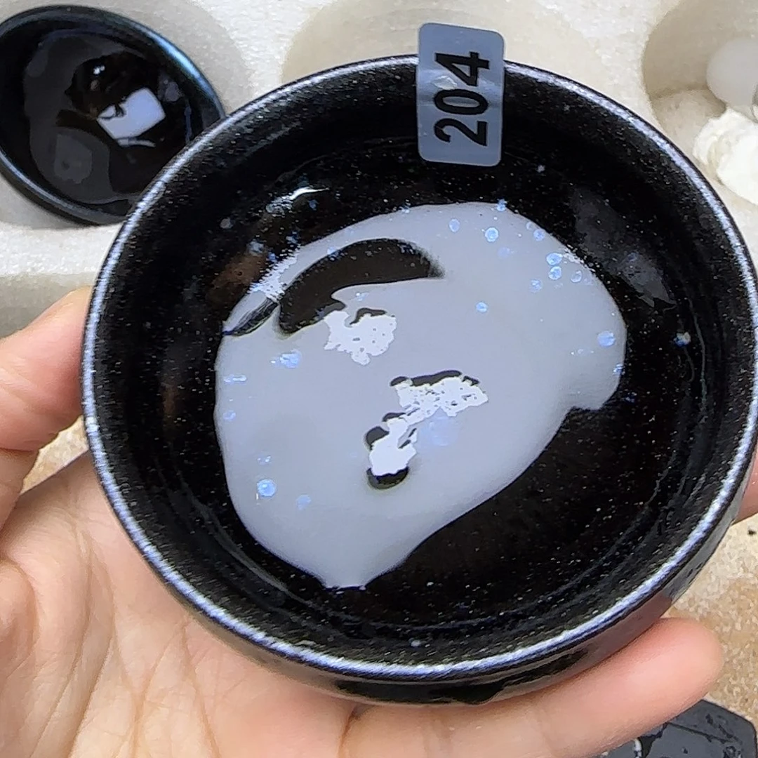 赵***渊茶盏琢泥窑柴烧开窑