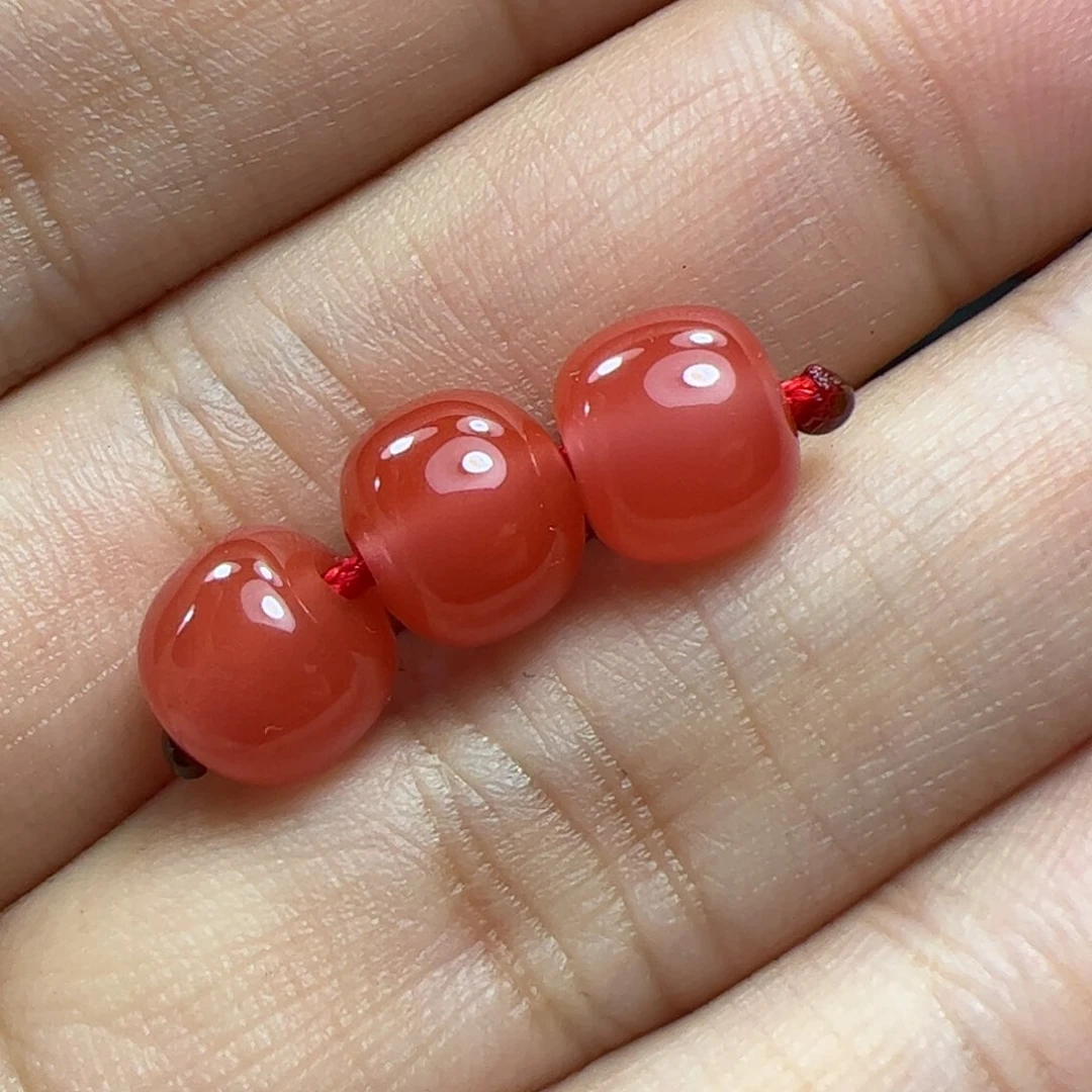 南红玛瑙珠子未镶嵌