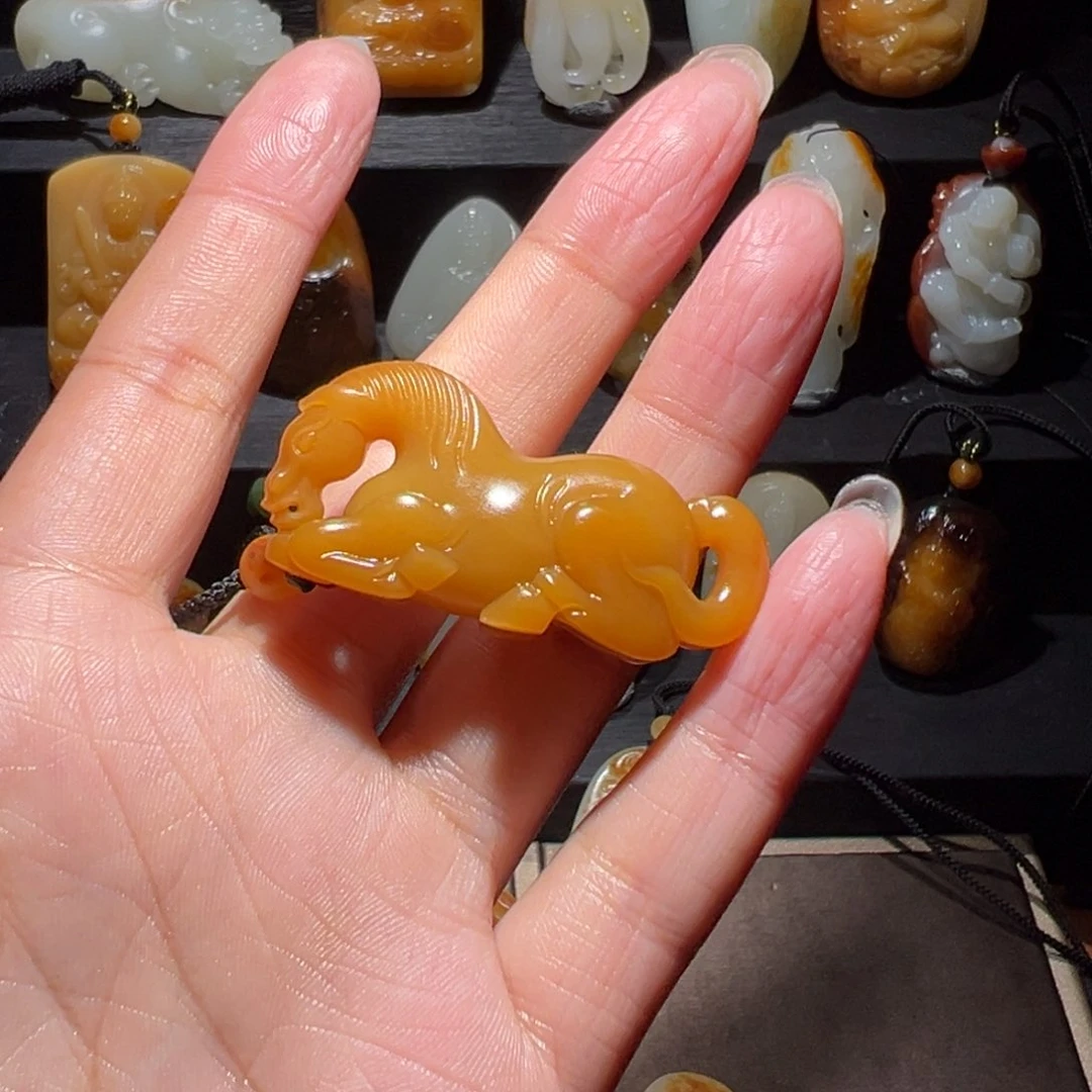 和田玉挂件未镶嵌林*徐