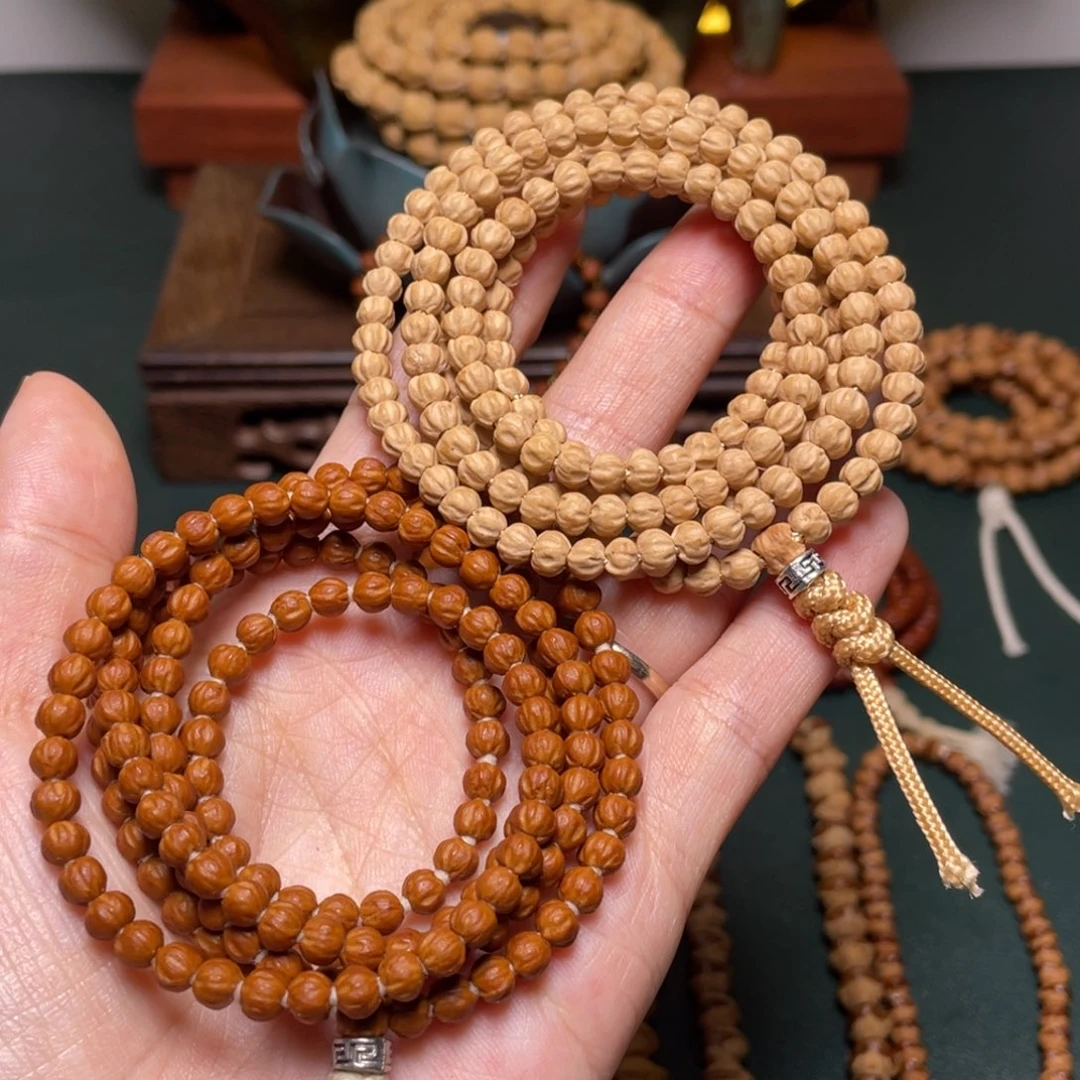 柏香籽/百香籽吊坠莲花金豆