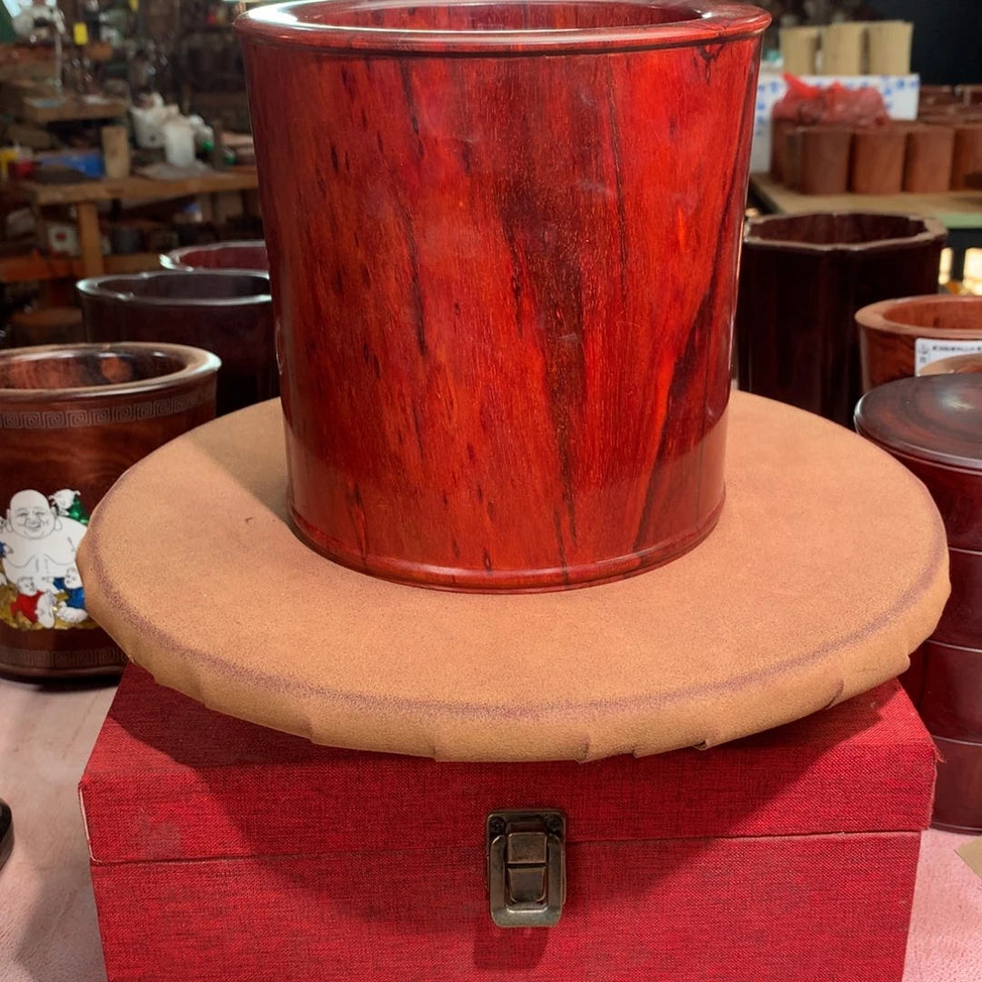 李***馆木笔筒工艺工艺品防漏价