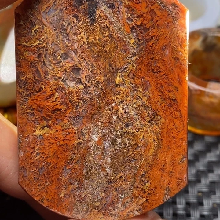 玛瑙/玉髓颈饰未镶嵌翟****心