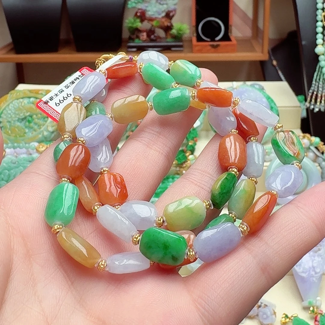 颈饰未镶嵌翡翠翡翠项链