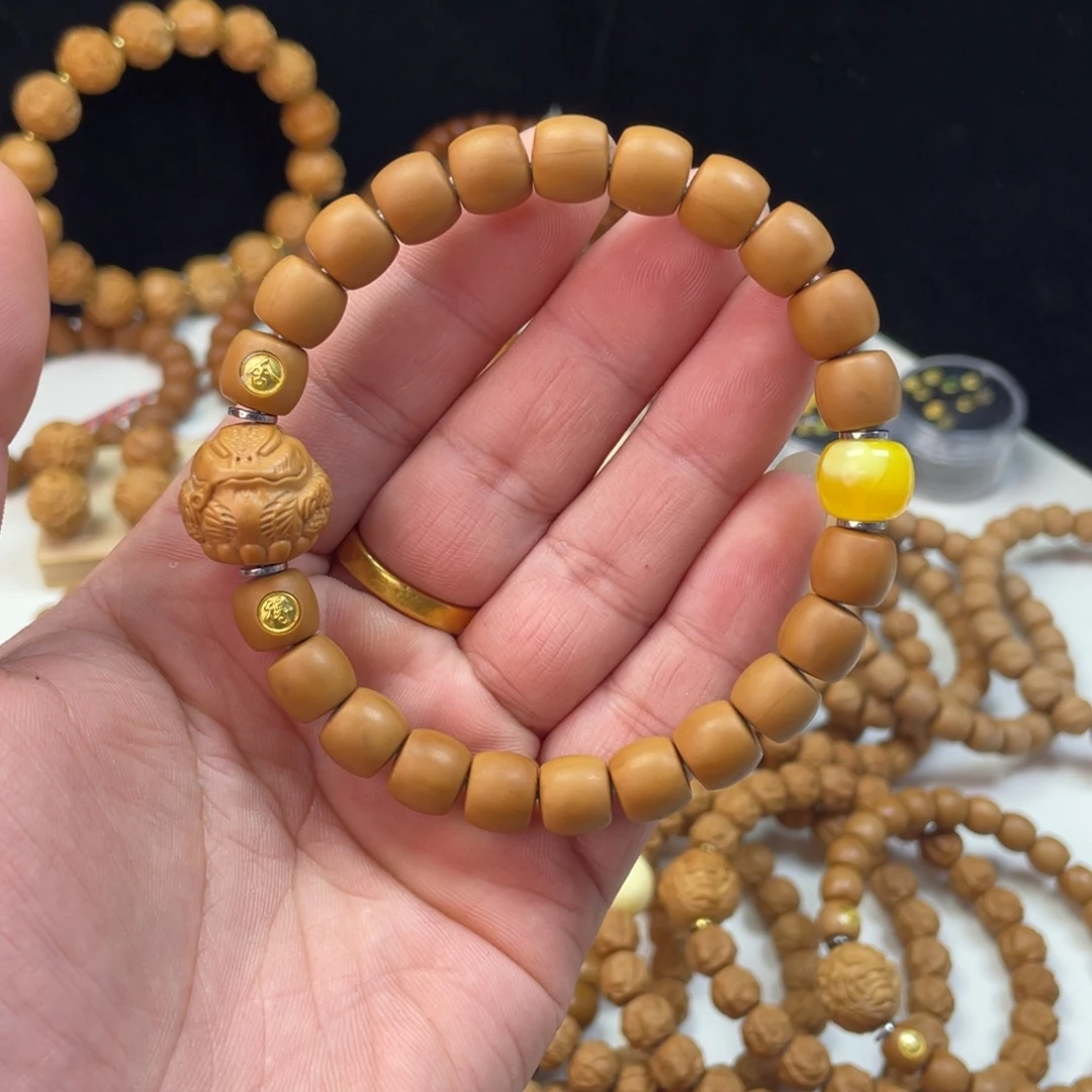 猴头核桃手串福利微瑕1.0短轴大面直切搭配款14号