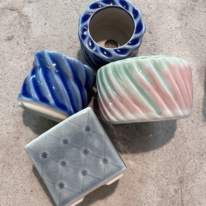 瑕疵半手工花盆浮力开播炸