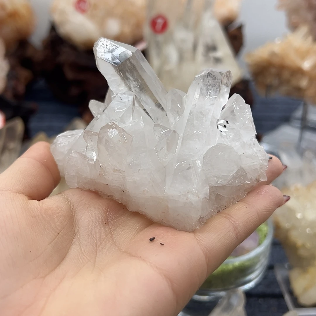 雪***0珠宝半成品水晶银S925镶嵌