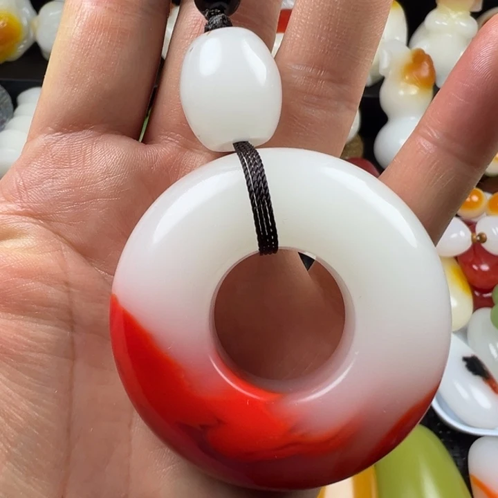 新疆戈壁五彩石金丝