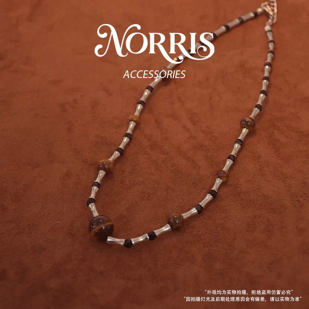 brez 铜合金项链 Norris设计师款拿铁项链S8811