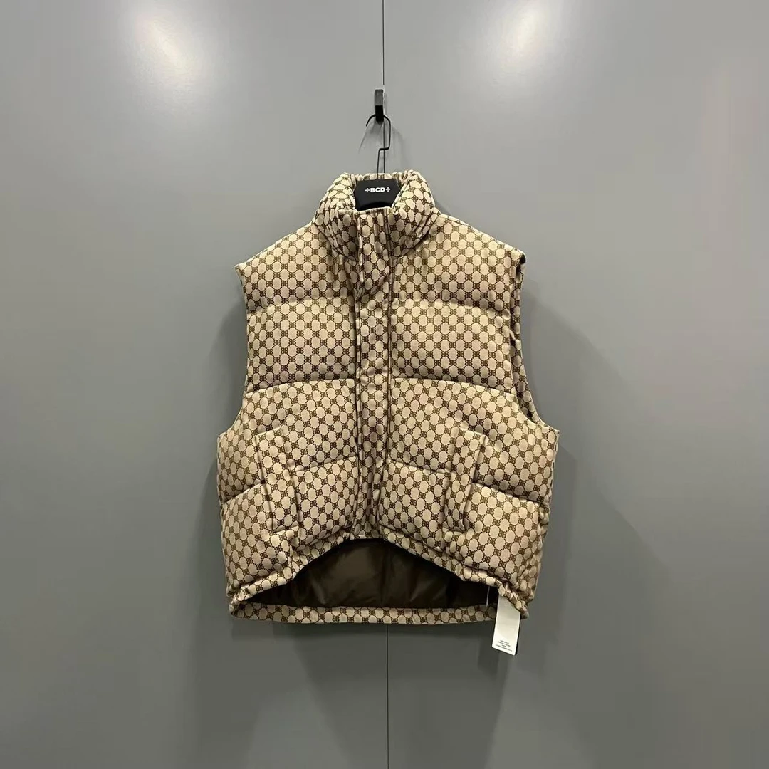 99新 Balenciaga/巴黎世家 黑客BB满印连帽贴袋马甲48码/19500
