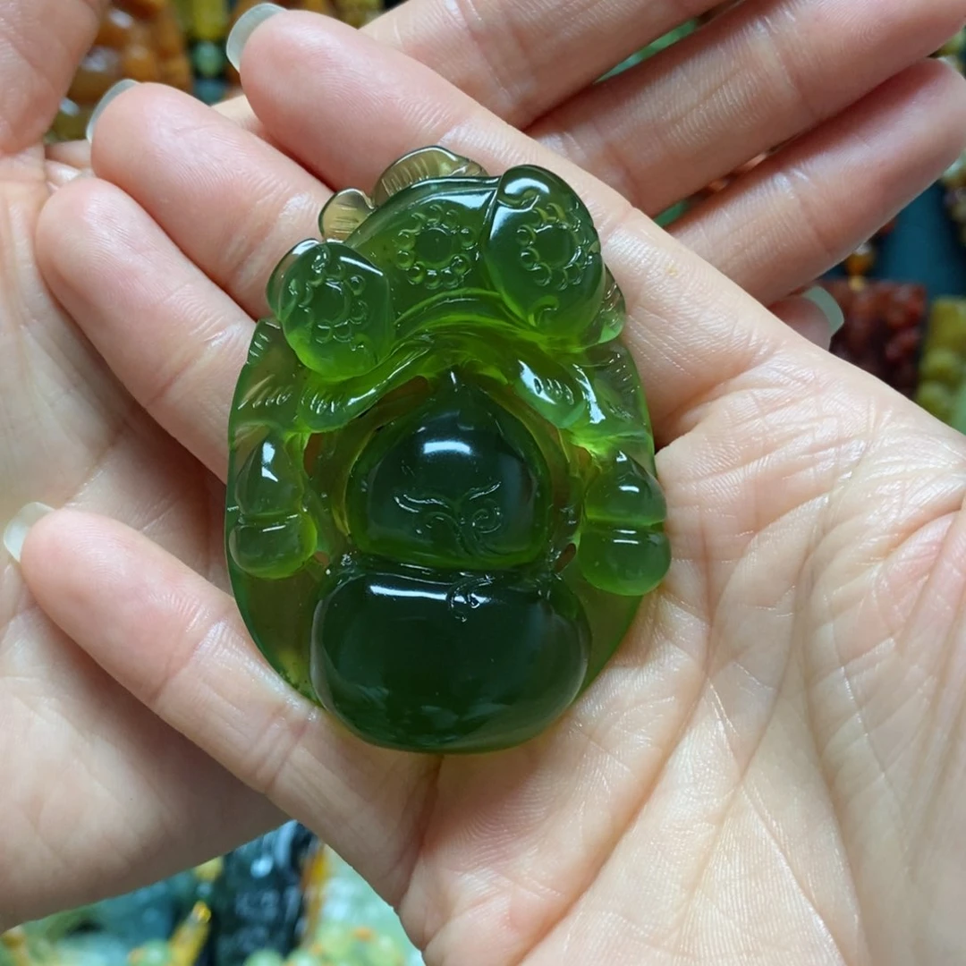 岫玉吊坠(赠链)未镶嵌本****！