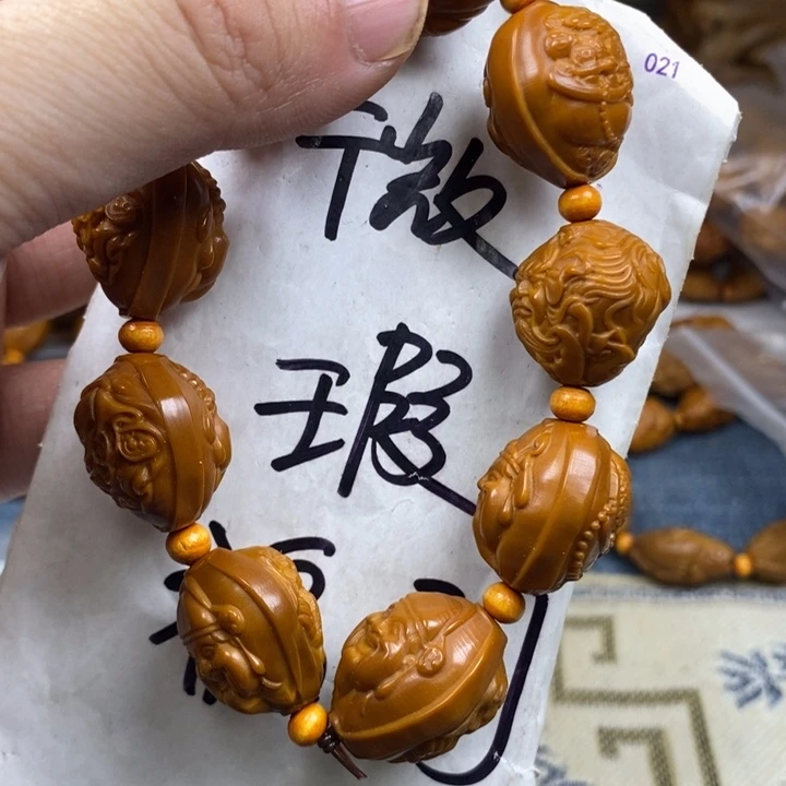 橄榄核手串/手链橄榄核雕工艺手串