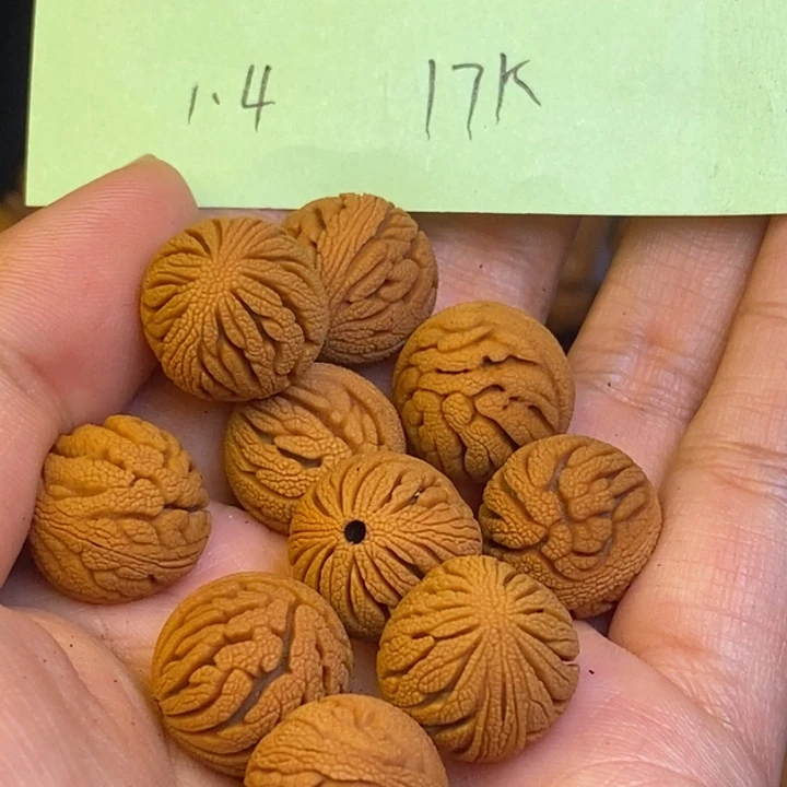 追***年桃核吊坠秦岭龙纹桃核22