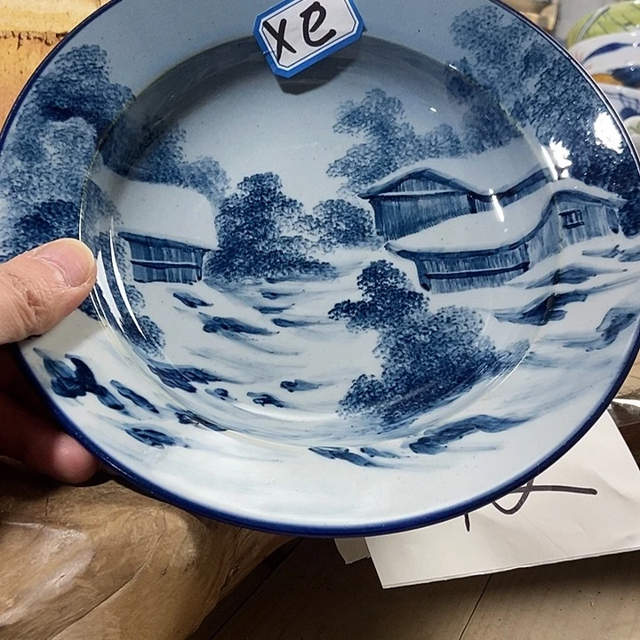 魚***猫景德镇手绘高温釉下彩