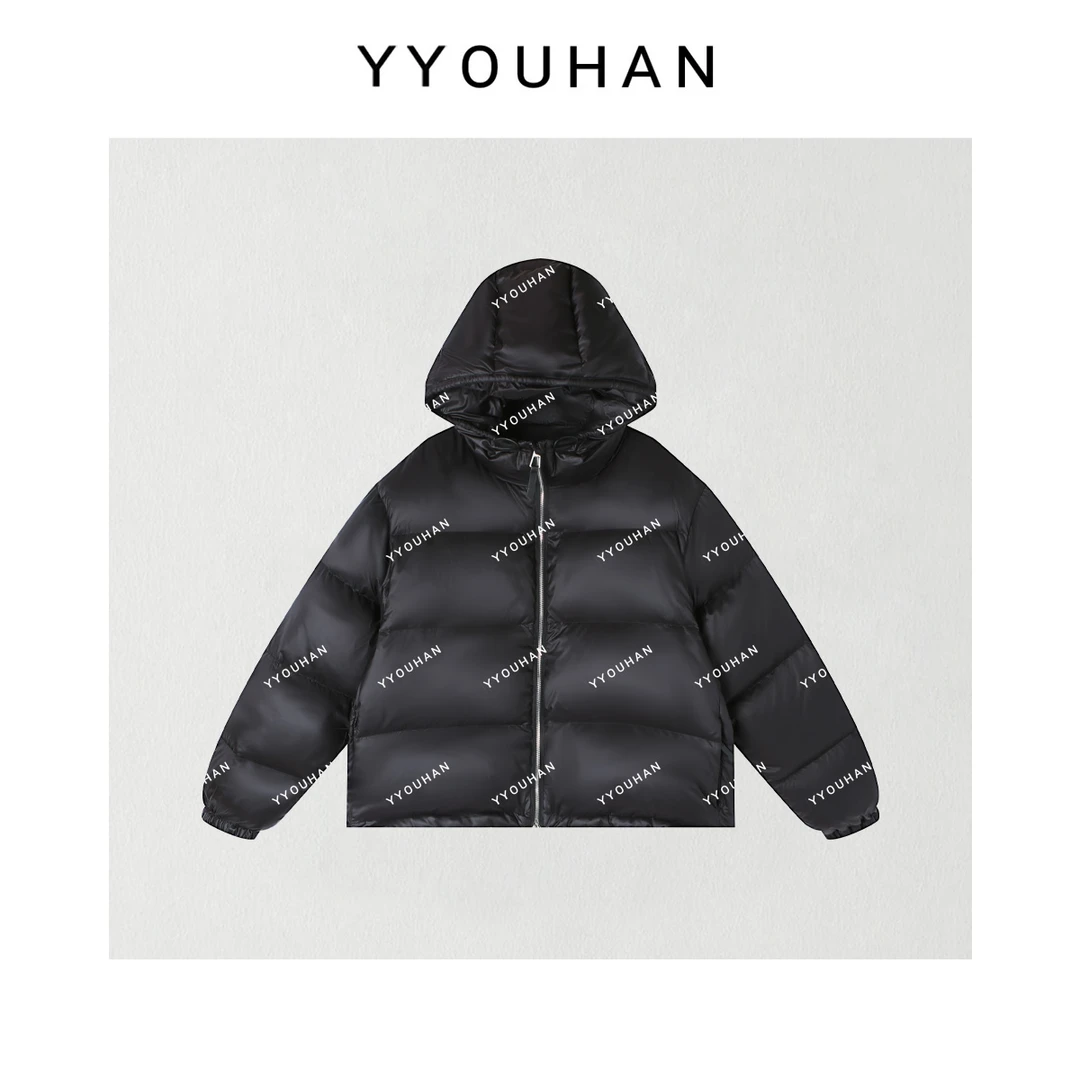 小众设计极简风百搭定制经典款连帽羽绒服 2411B5241