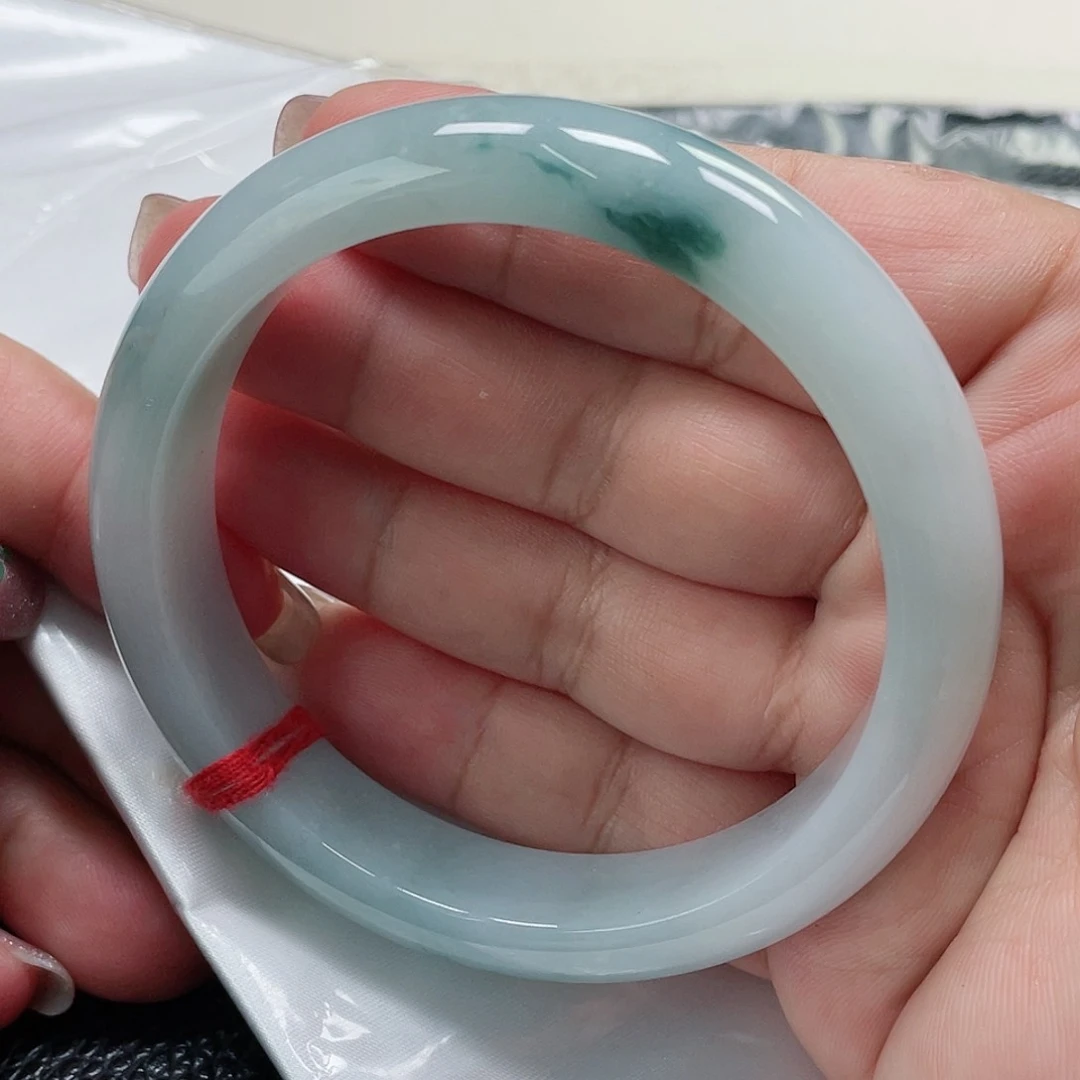 未镶嵌手镯翡翠缅甸翡翠手镯62圈