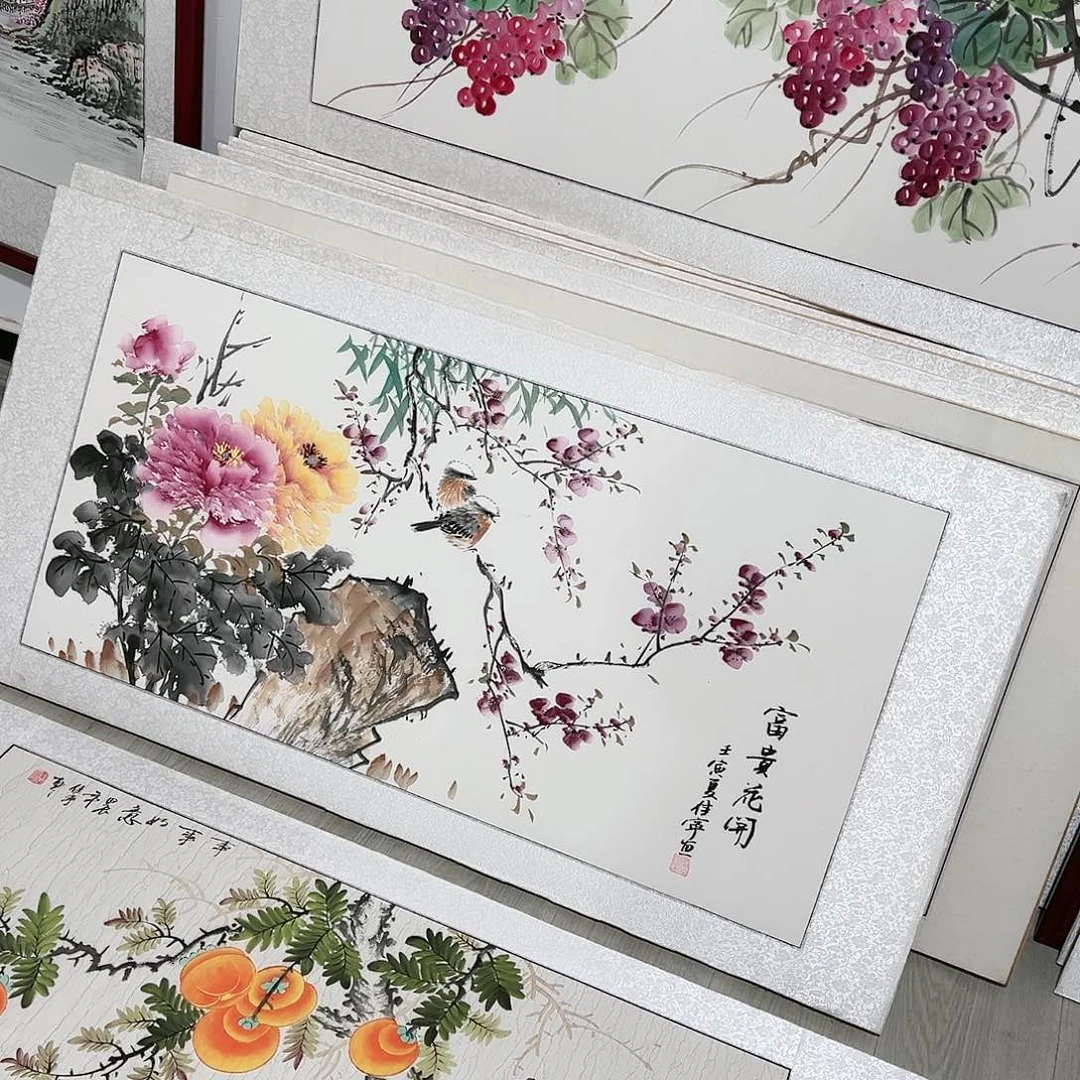 国画沉****手绘保证假一罚万