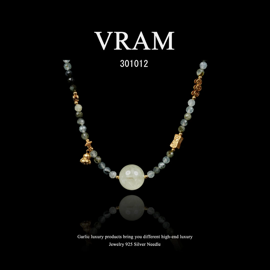 镀K金  VRAM项链~301012（40+5cm）
