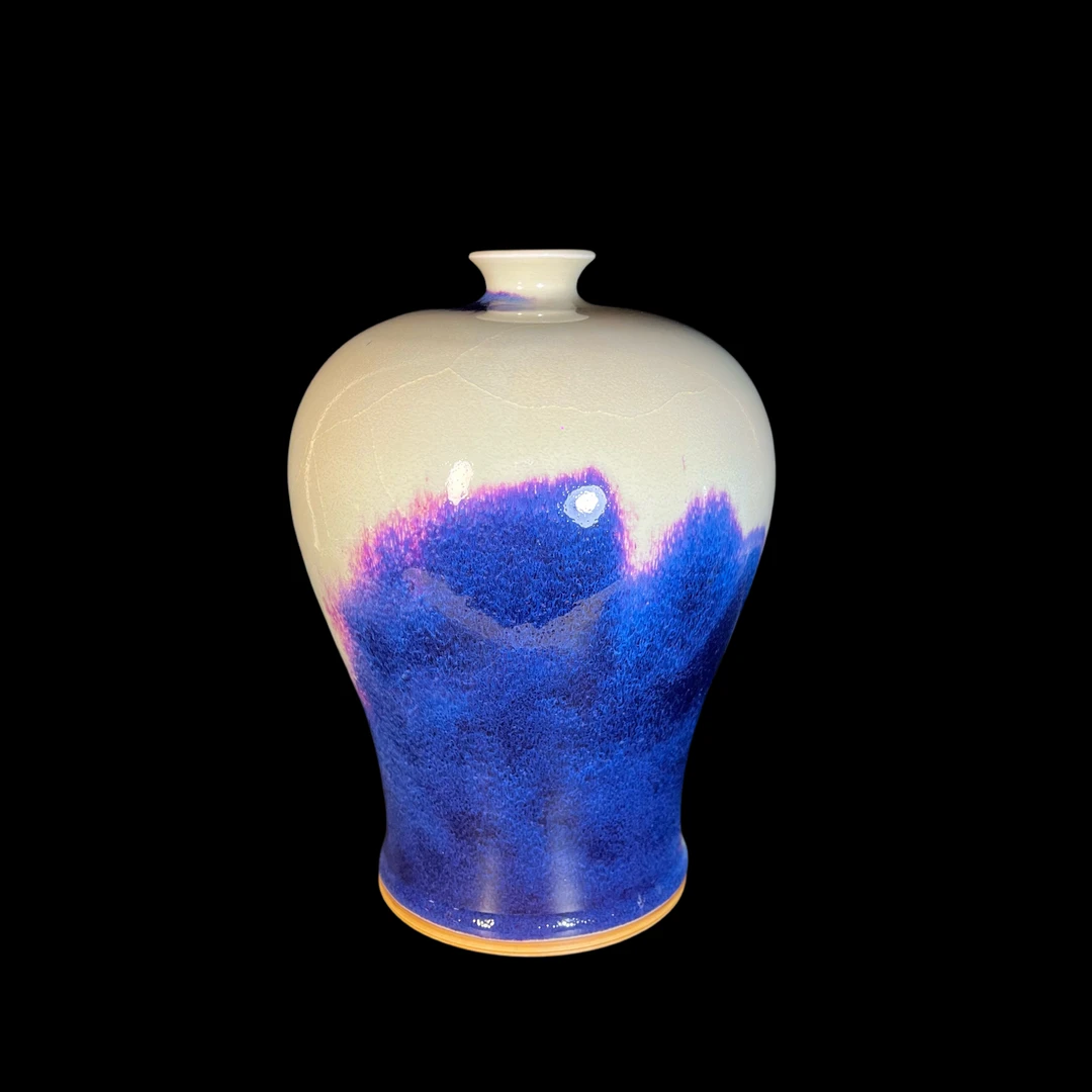杨洪超老师传统柴烧作品——梅瓶。一物一品、一品一价。27*19*13