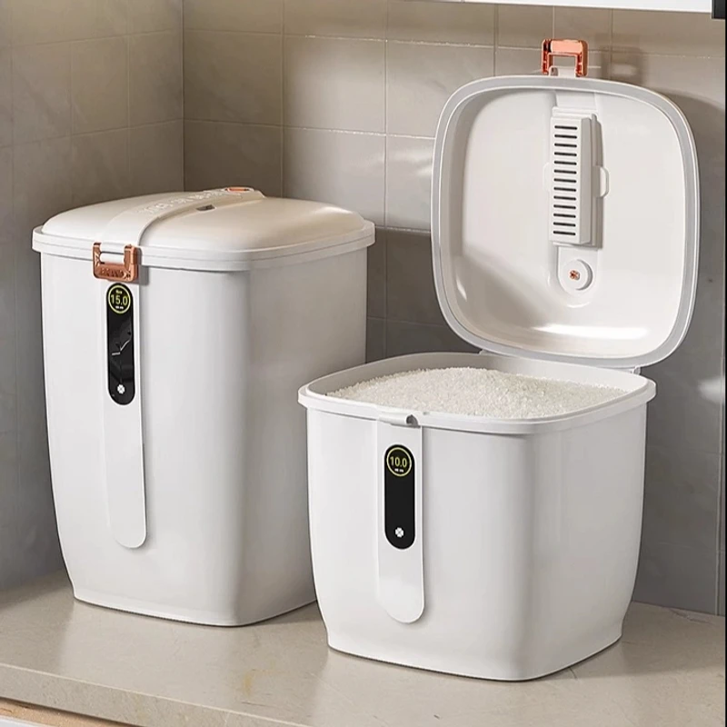 储米桶家用厨房带盖密封收纳桶防虫防潮米缸大容量面粉杂粮储存罐