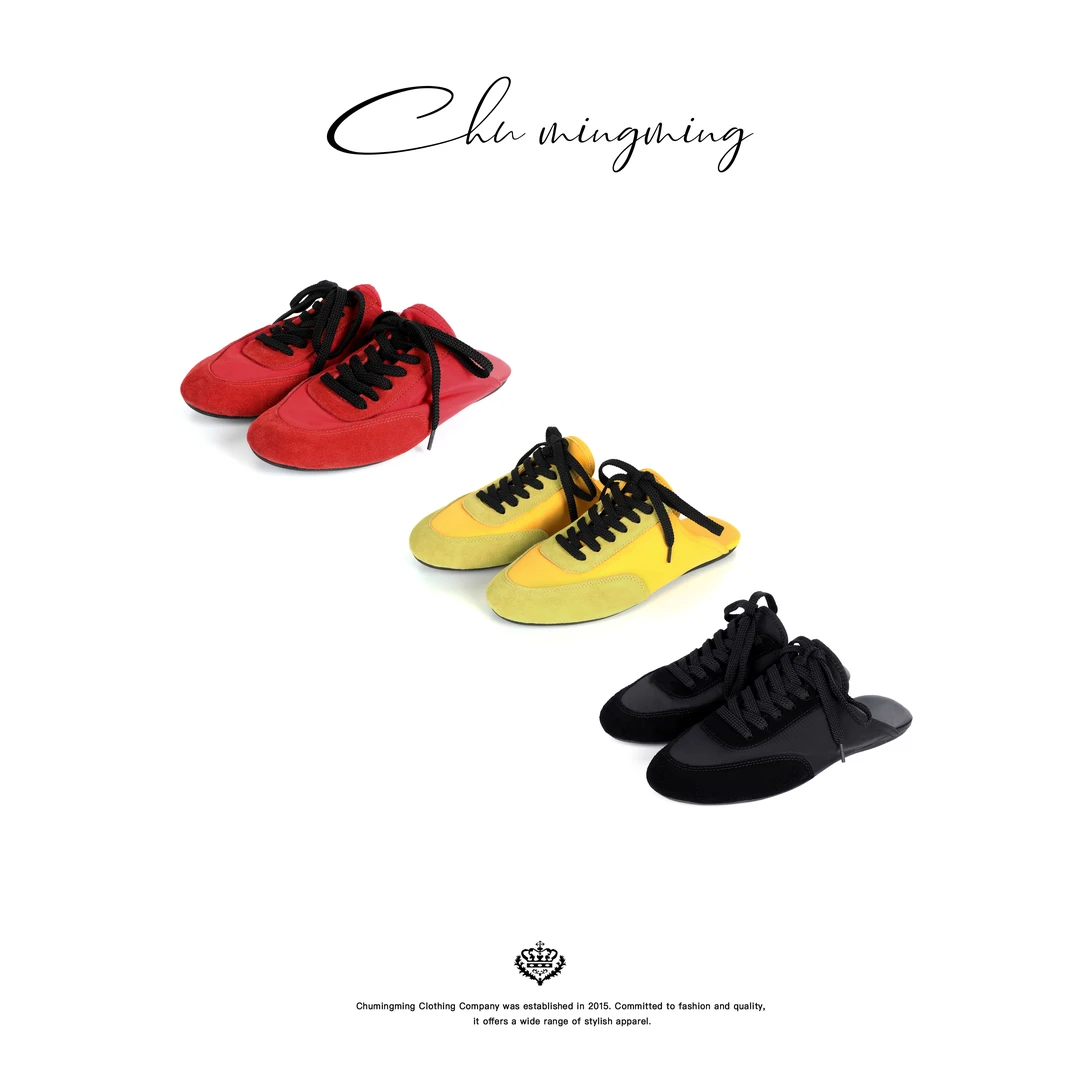 【CHUMINGMING】包百时尚搭头系带懒人拖鞋XZGM2503