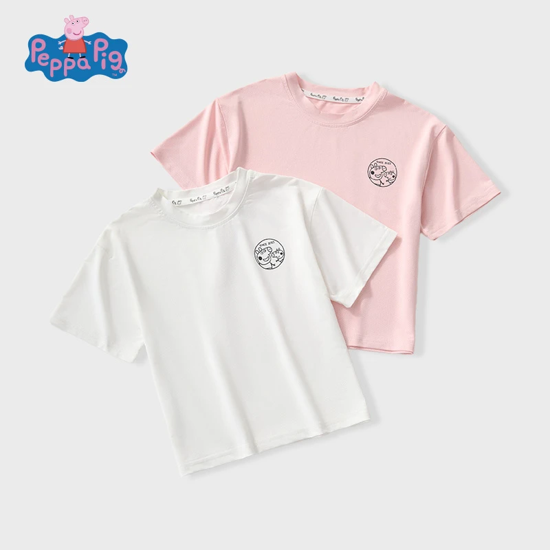 小猪佩奇短袖两件套儿童贝贝X23067宝宝