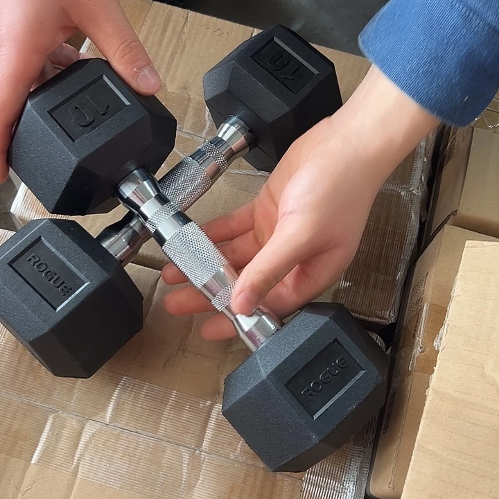 全新六角哑铃4.5公斤一对