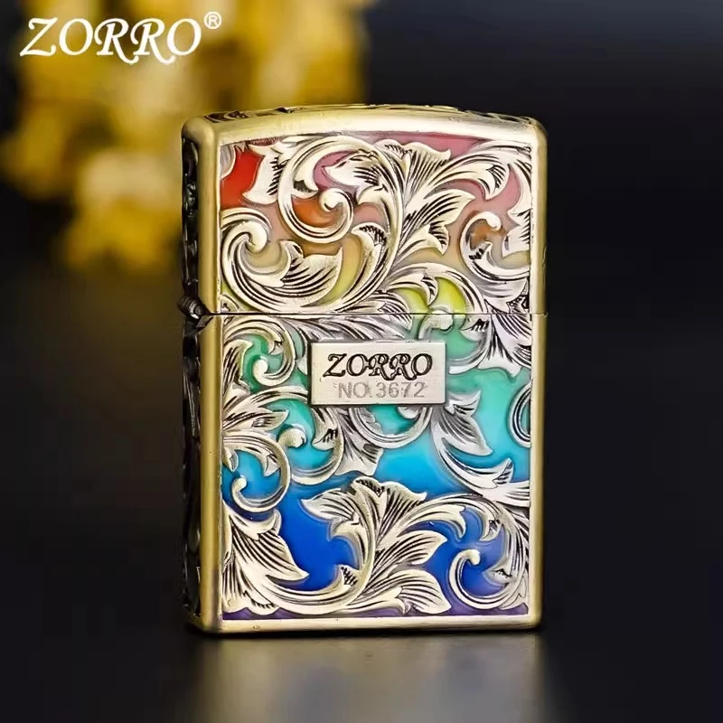 【大隐佐罗可开出图片参考】ZORRO官方正品佐罗打火机正版艺术机