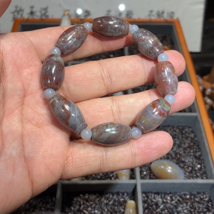 玛瑙/玉髓散珠093