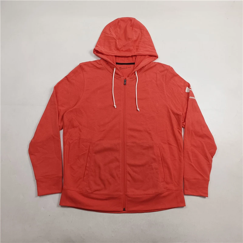 安德玛UA男款时尚舒适宽松百搭开衫连帽卫衣1361606-