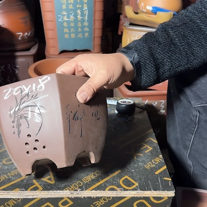 紫砂花盆紫砂花盆