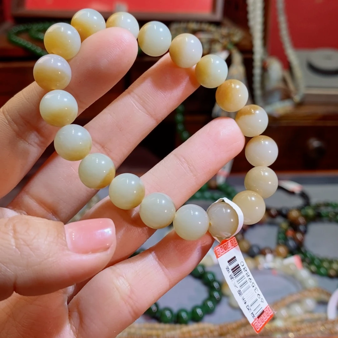 和田玉未镶嵌颈饰喜****^