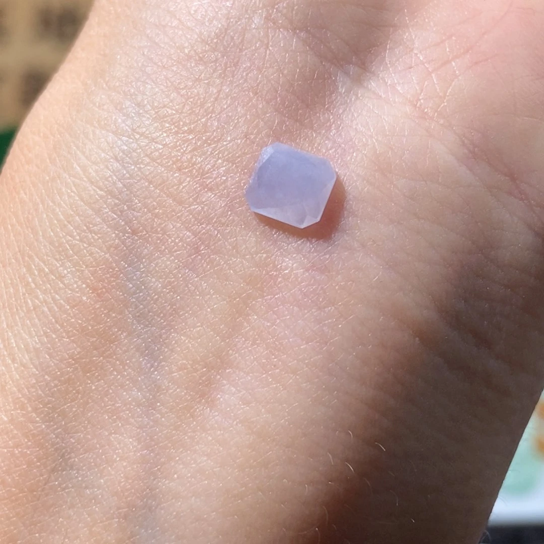 定制翡翠未镶嵌撒*翡翠5.8×2.5